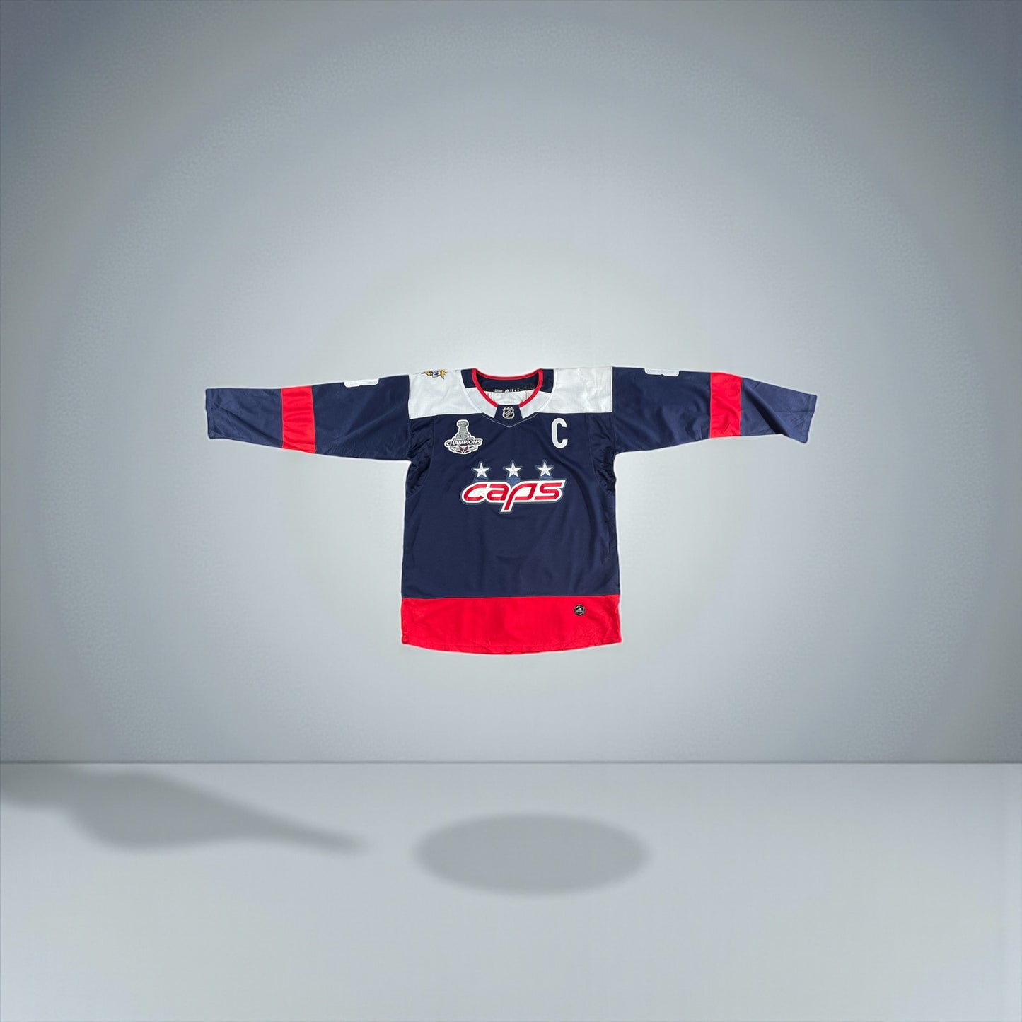 Vintage - Adidas Washington Capitals Alexander Ovechkin #8 NHL Jersey – Men’s 2XL – Navy Home – Stanley Cup Champions Patch – Official Licensed