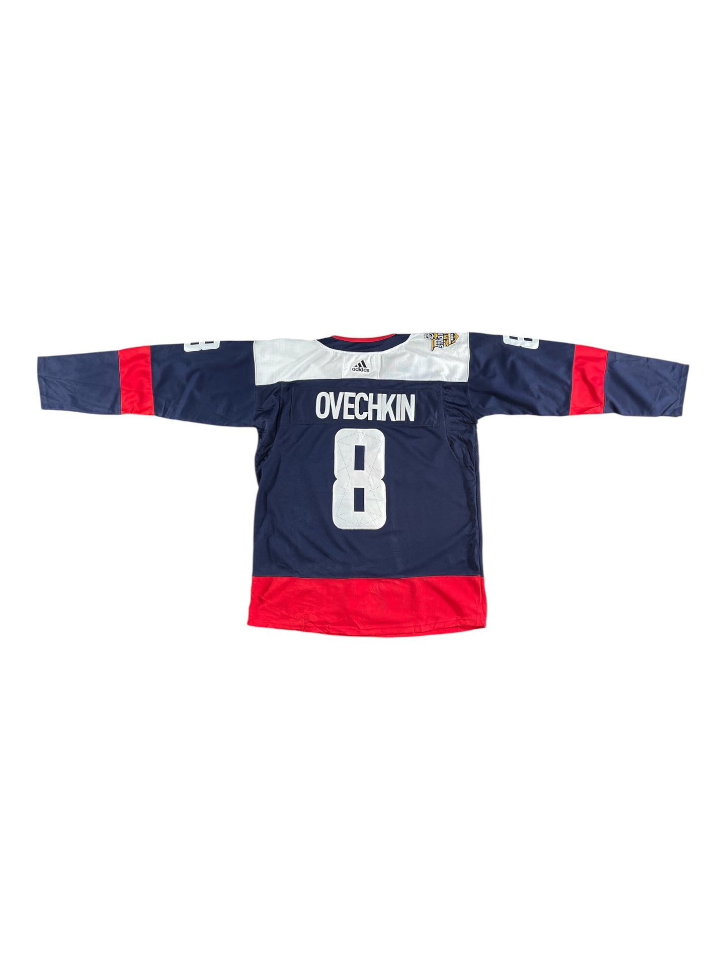 Vintage - Adidas Washington Capitals Alexander Ovechkin #8 NHL Jersey – Men’s 2XL – Navy Home – Stanley Cup Champions Patch – Official Licensed
