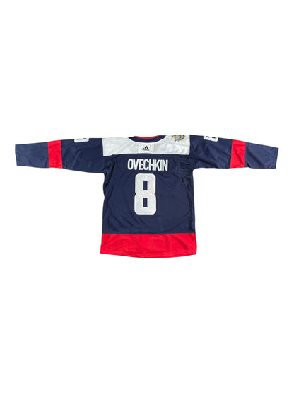 Vintage - Adidas Washington Capitals Alexander Ovechkin #8 NHL Jersey – Men’s 2XL – Navy Home – Stanley Cup Champions Patch – Official Licensed