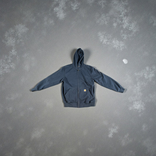 Vintage - Carhartt Full Zip Hoodie – Slate Blue – Men’s Large