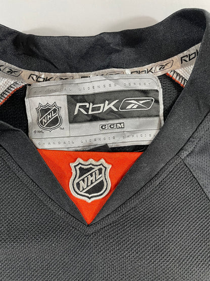 Vintage - Reebok Philadelphia Flyers Jeff Carter #17 NHL Jersey – Men’s Medium – Black Home Ice Hockey Shirt – Official Licensed