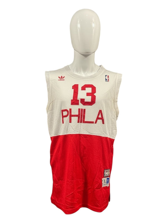 Vintage Adidas NBA Jersey - Philadelphia 76ers #13 Chamberlain - XL