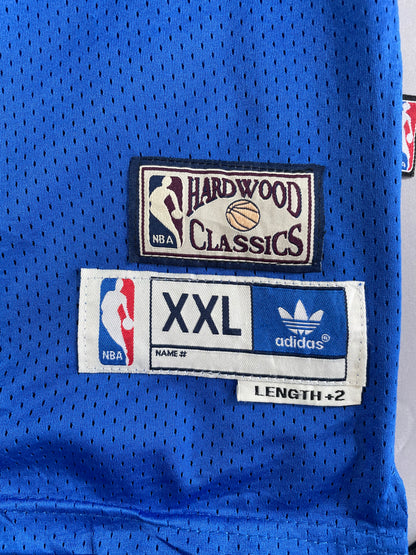 Vintage Wilt Chamberlain #13 Philadelphia 76ers Adidas Hardwood Classics Jersey – Blue – XXL (+2 Length)