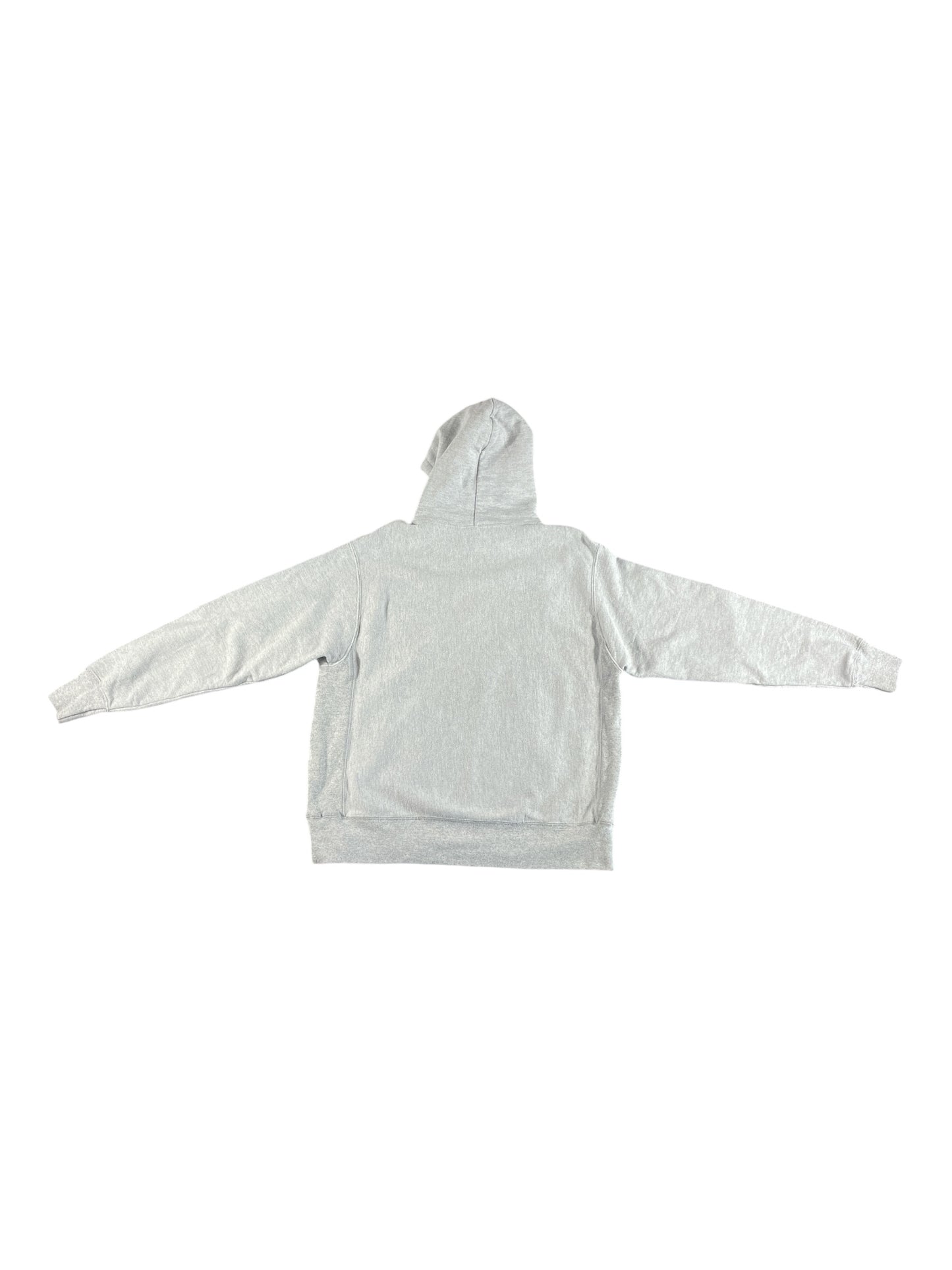 Vintage - Champion Script Logo Hoodie – Grey – Men’s Large