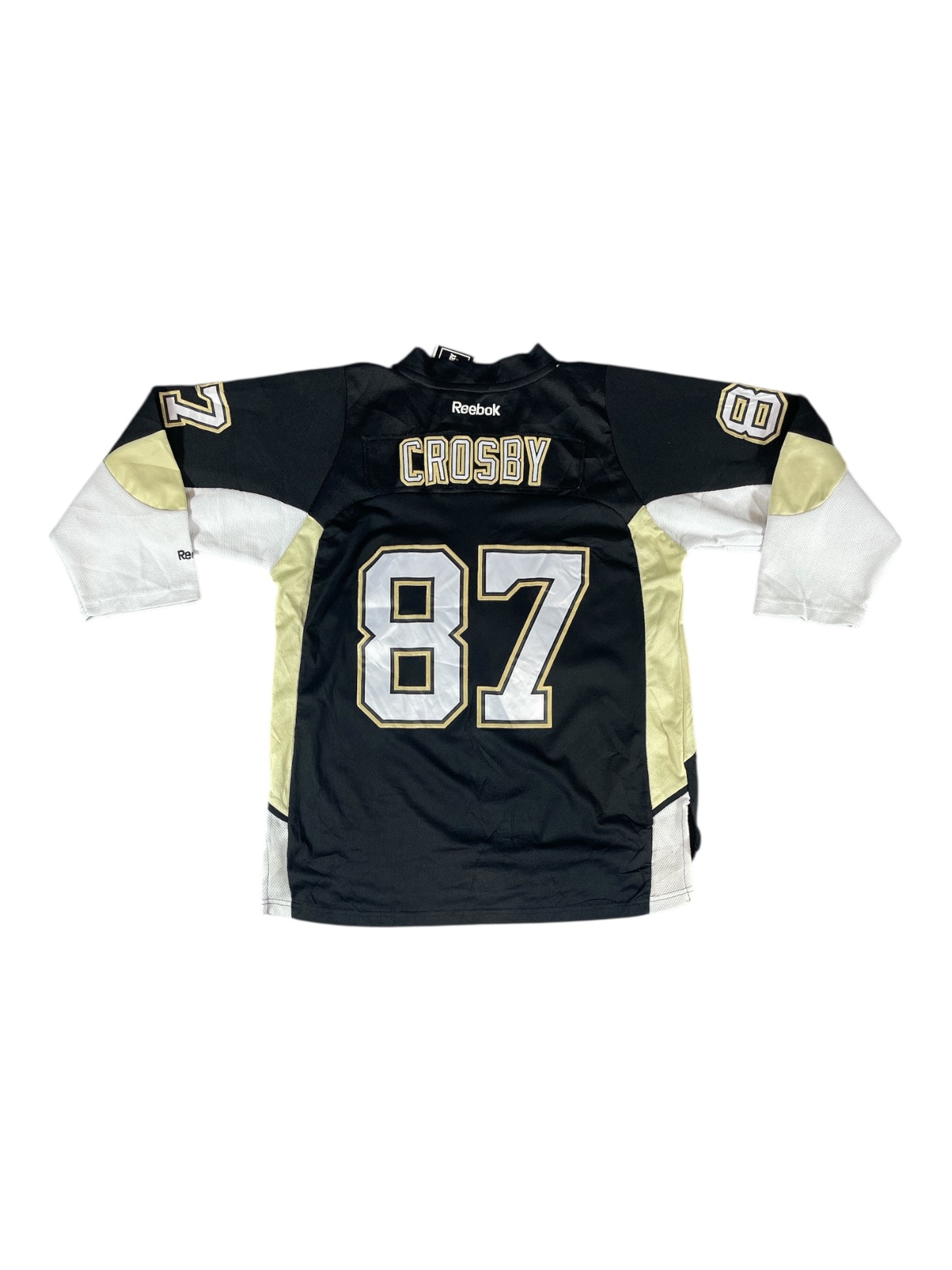 Sidney Crosby #87 Pittsburgh Penguins Youth NHL Jersey – Reebok – Black – Kids L/XL