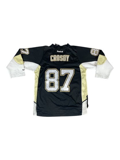Sidney Crosby #87 Pittsburgh Penguins Youth NHL Jersey – Reebok – Black – Kids L/XL