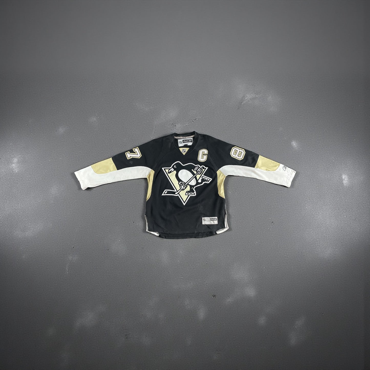 Vintage - Reebok Pittsburgh Penguins Sidney Crosby #87 NHL Jersey – Men’s Small – Black Home Ice Hockey Shirt – Official Licensed