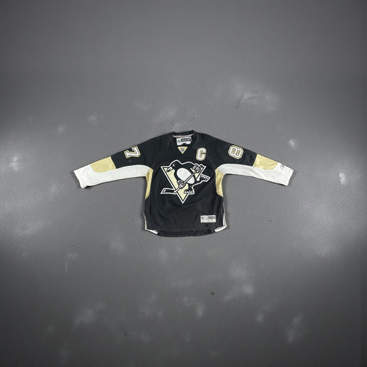 Vintage - Reebok Pittsburgh Penguins Sidney Crosby #87 NHL Jersey – Men’s Small – Black Home Ice Hockey Shirt – Official Licensed