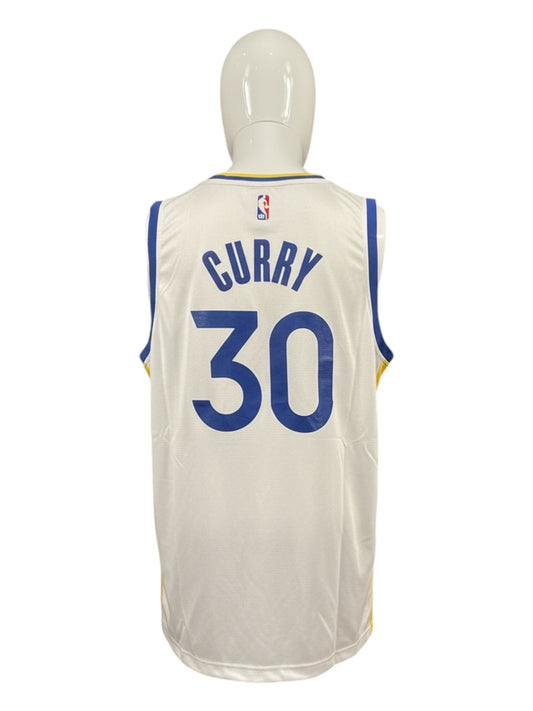 Vintage - Stephen Curry #30 Golden State Warriors NBA Jersey – White – Men’s Large