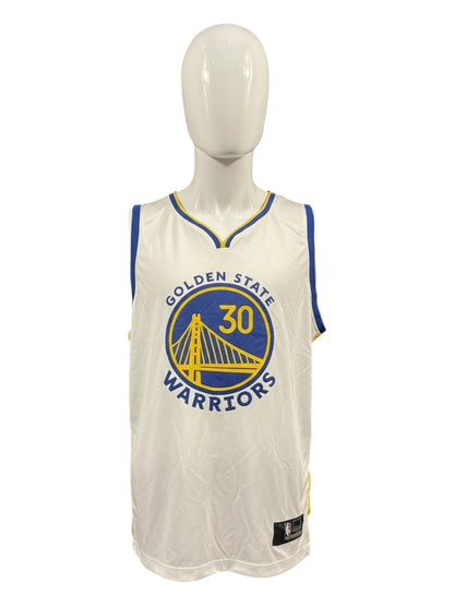 Vintage - Stephen Curry #30 Golden State Warriors NBA Jersey – White – Men’s Large
