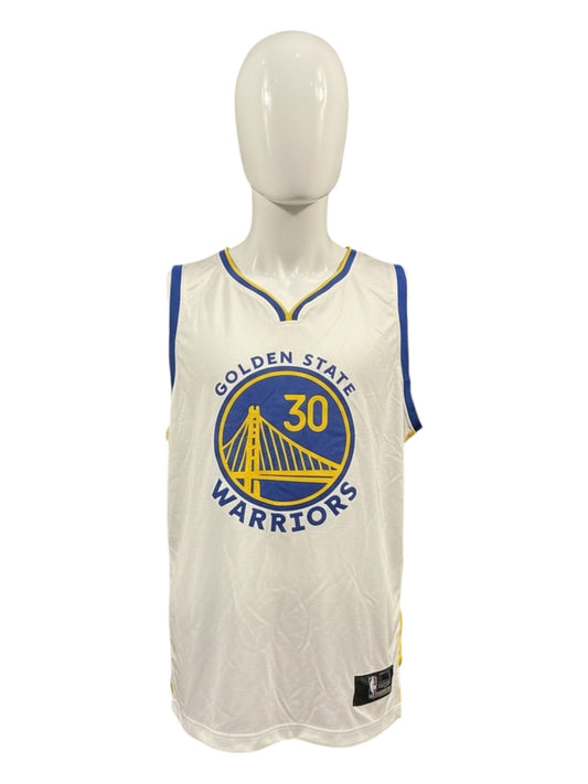 Vintage - Stephen Curry #30 Golden State Warriors NBA Jersey – White – Men’s Large