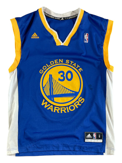 Stephen Curry #30 Golden State Warriors Adidas NBA Jersey – Blue – Small – Pre-Loved