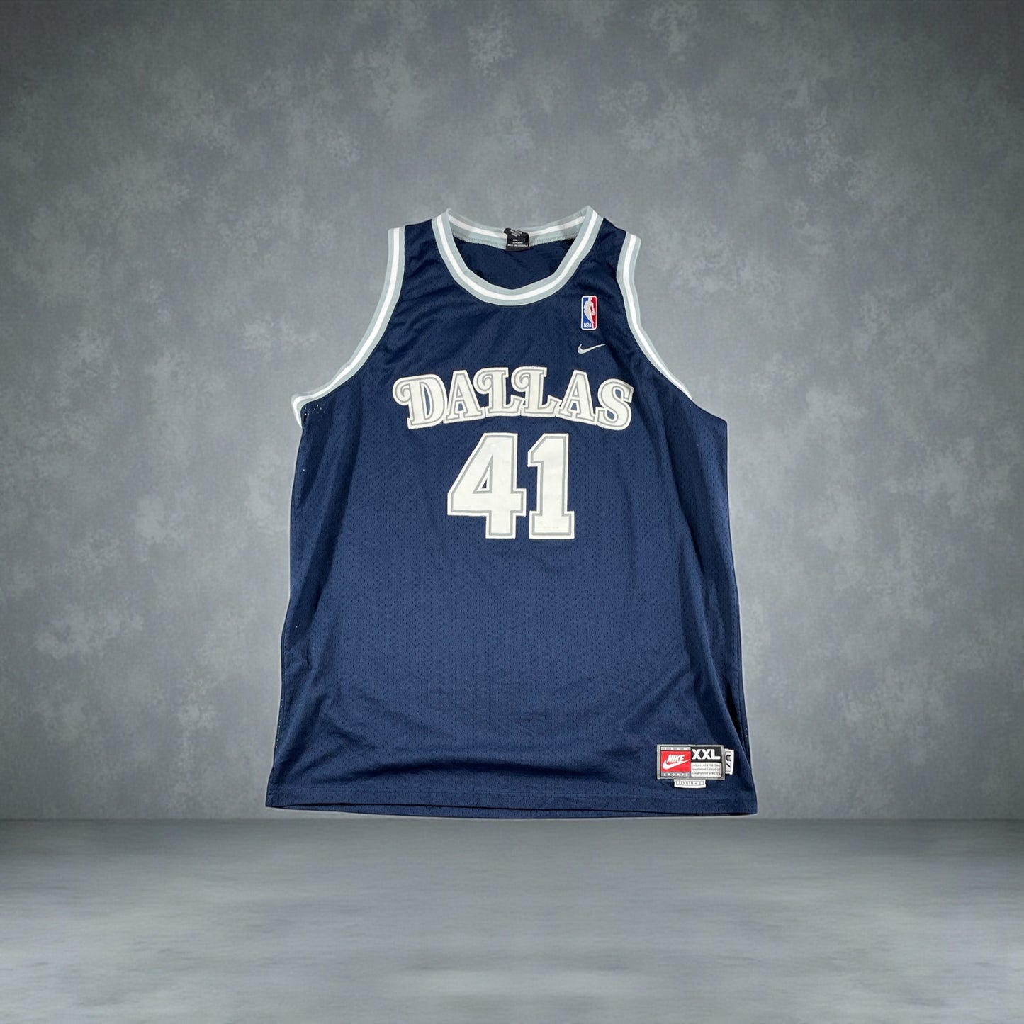 Vintage - Nike Dallas Mavericks Dirk Nowitzki #41 Jersey – Navy – Men’s XXL (+2 Length)