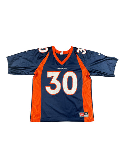 Denver Broncos #30 Davis Nike NFL Jersey – Navy & Orange | Pre-Loved