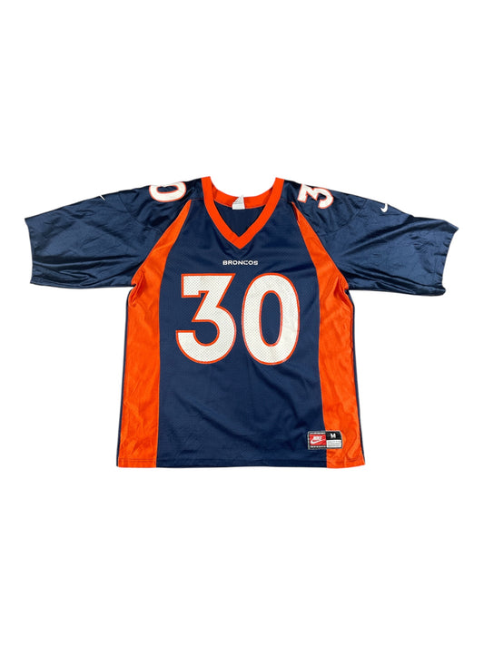 Denver Broncos #30 Davis Nike NFL Jersey – Navy & Orange | Pre-Loved