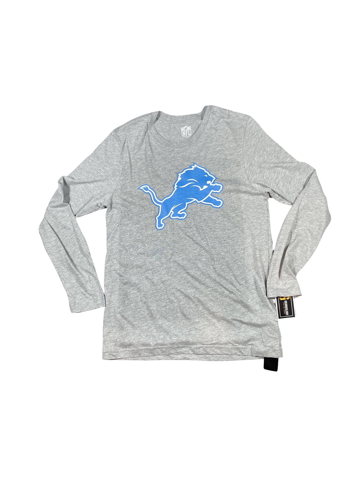 New Detroit Lions NFL Graphic Long Sleeve Tee - Blue - Men’s M