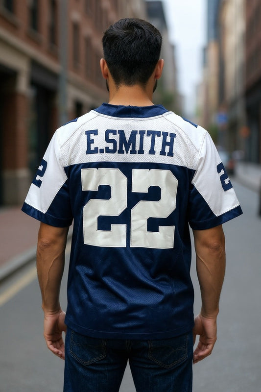 Vintage - Emmitt Smith #22 Dallas Cowboys Vintage Nike NFL Jersey – Blue