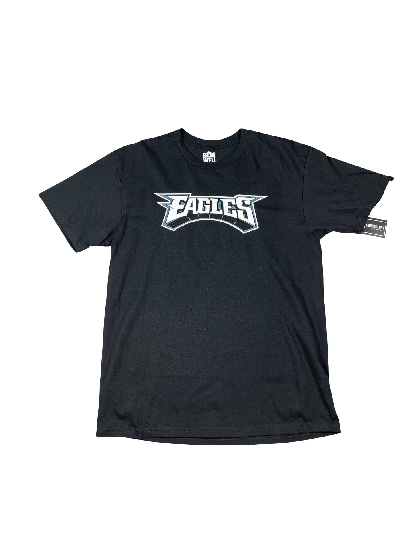 Philadelphia Eagles Wordmark T-Shirt – Official NFL Team Apparel (Black, Medium)