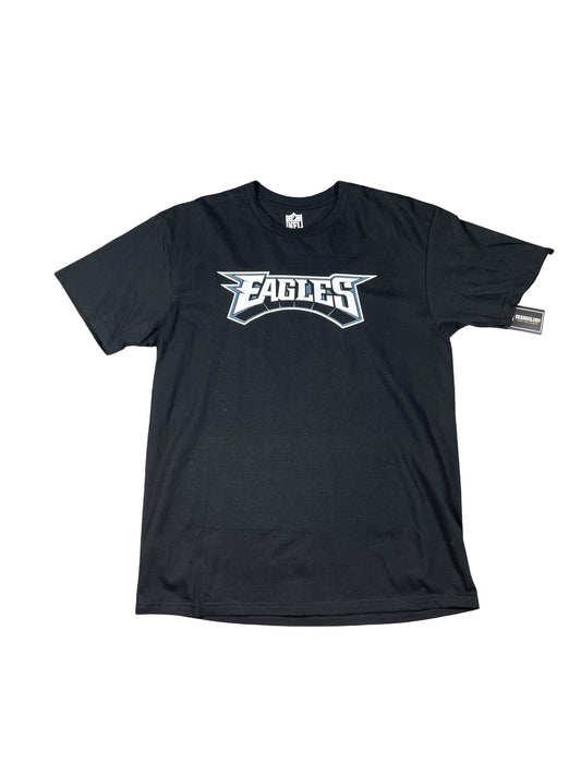 Philadelphia Eagles Wordmark T-Shirt – Official NFL Team Apparel (Black, Medium)