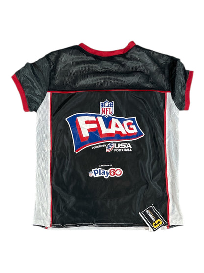 Vintage - Atlanta Falcons Youth Reversible NFL FLAG Jersey – Black / White