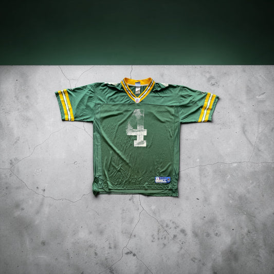 Vintage Reebok Green Bay Packers Brett Favre #4 NFL Jersey XL
