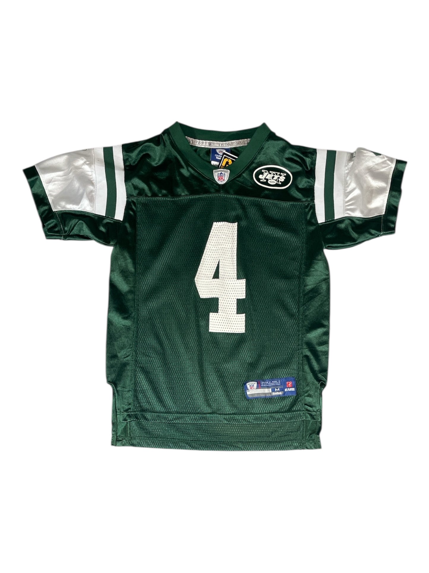 Vintage - Brett Favre #4 New York Jets Youth NFL Jersey – Reebok – Green – Kids M