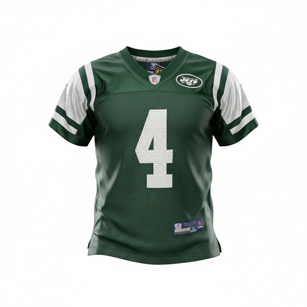 Vintage - Brett Favre #4 New York Jets Youth NFL Jersey – Reebok – Green – Kids M