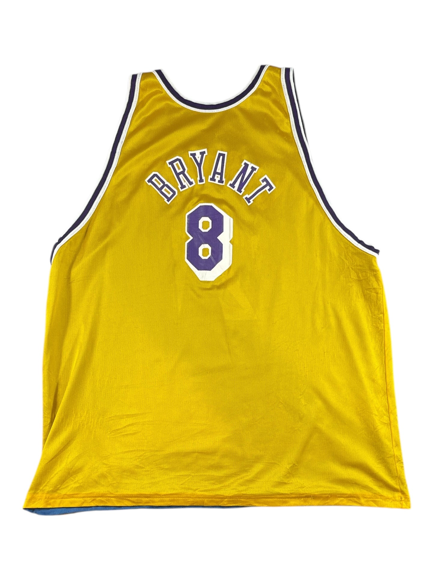 Vintage NBA Reversible Jersey – Kobe Bryant LA Lakers #8 / Kevin Garnett Minnesota Timberwolves #21 – Champion XXL – Pre-Loved