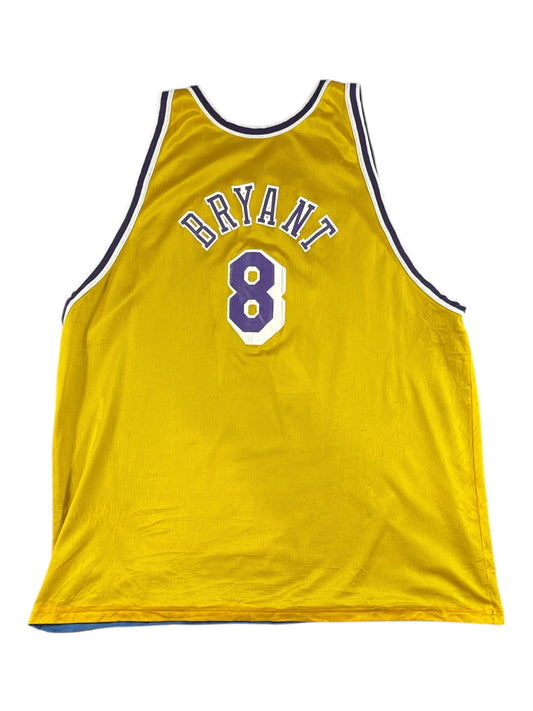 Vintage NBA Reversible Jersey – Kobe Bryant LA Lakers #8 / Kevin Garnett Minnesota Timberwolves #21 – Champion XXL – Pre-Loved