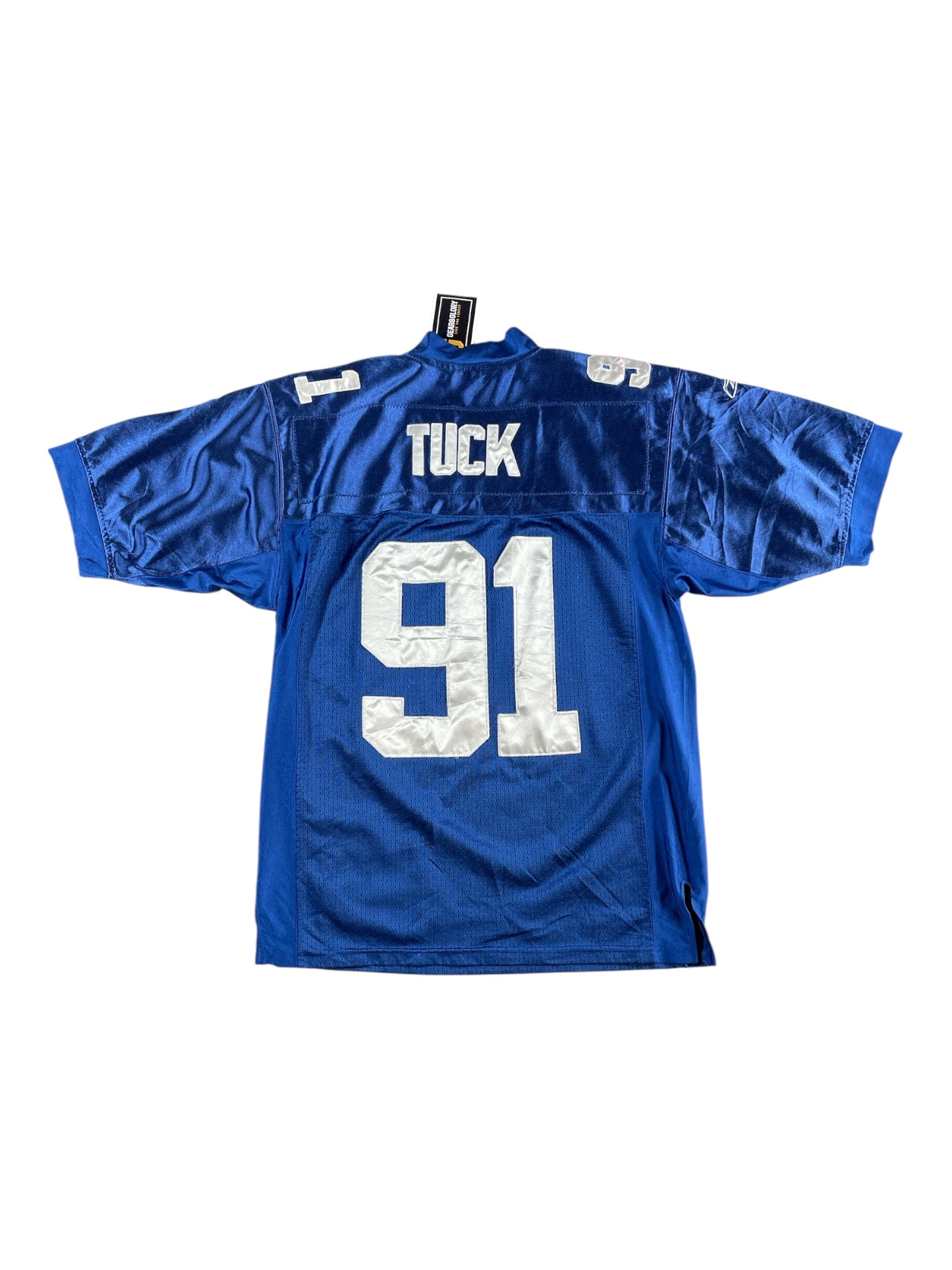 Vintage - New York Giants #91 Justin Tuck Reebok NFL Jersey – Kids XL