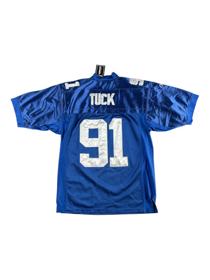 Vintage - New York Giants #91 Justin Tuck Reebok NFL Jersey – Kids XL