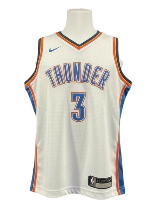 Josh Giddey #3 OKC Thunder NBA Jersey – White – Kids Small – Brand New