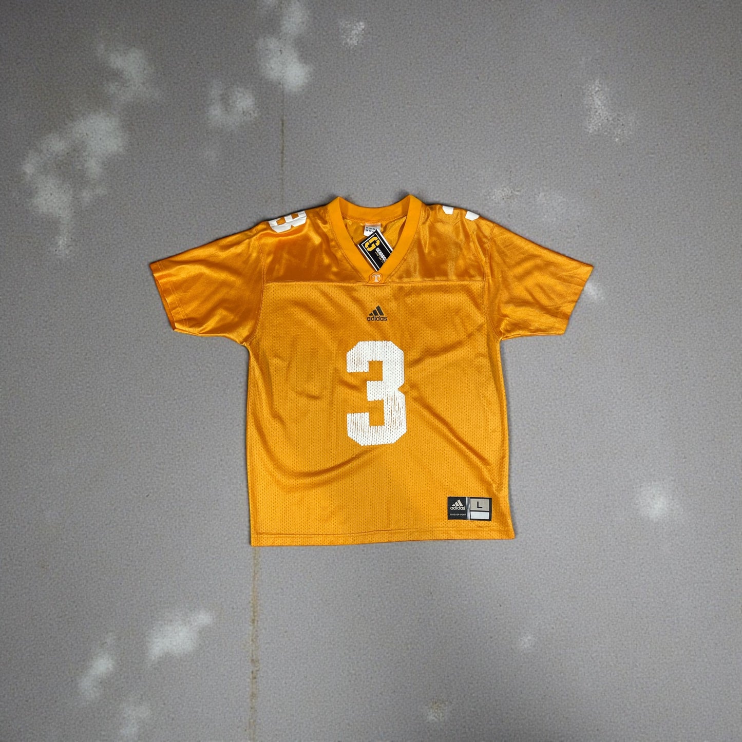 Adidas Youth American Football Jersey #3 – Gold – Kids Large