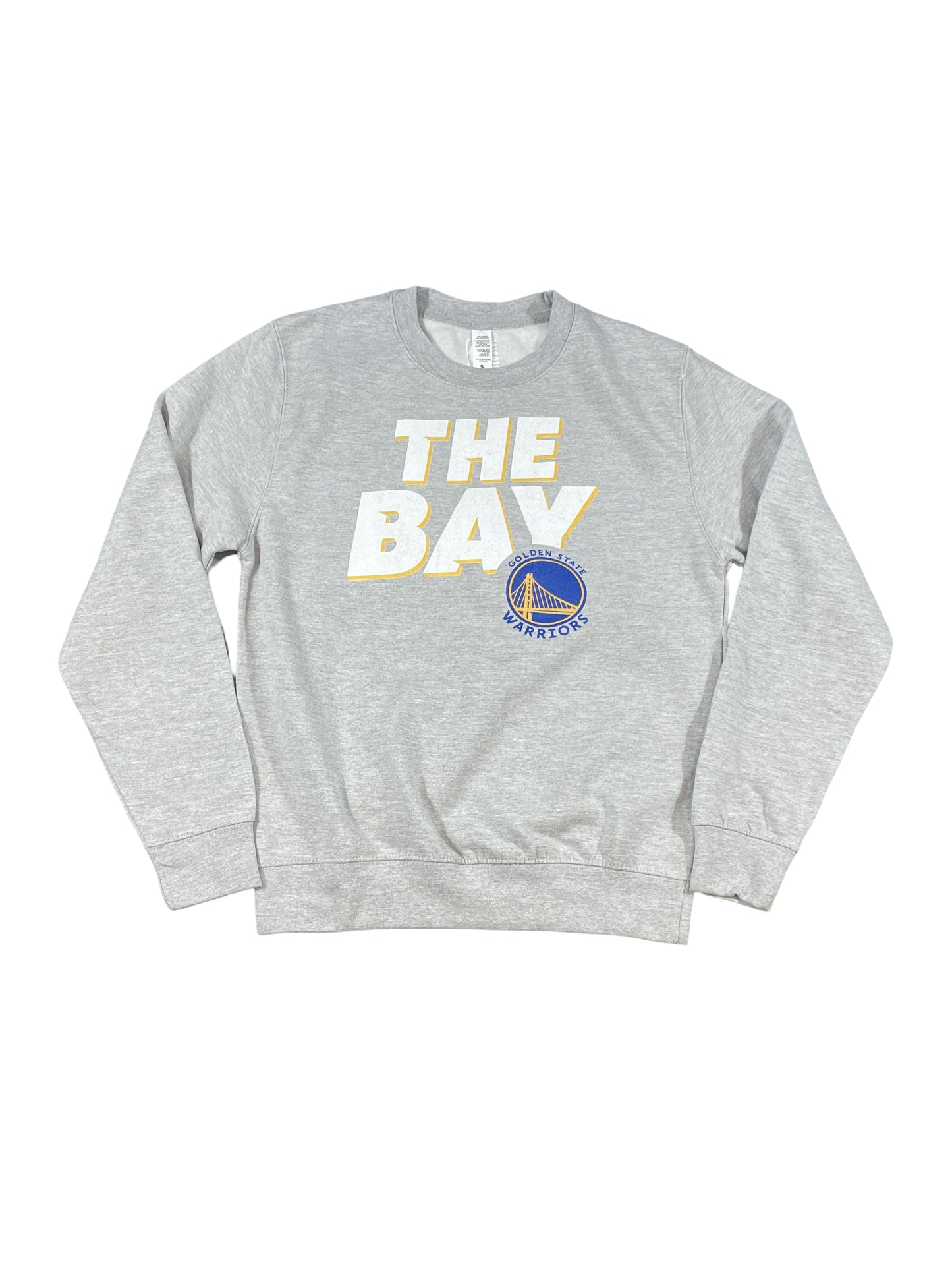 Golden State Warriors “The Bay” Fanatics Crewneck Sweatshirt – Grey (Brand New)