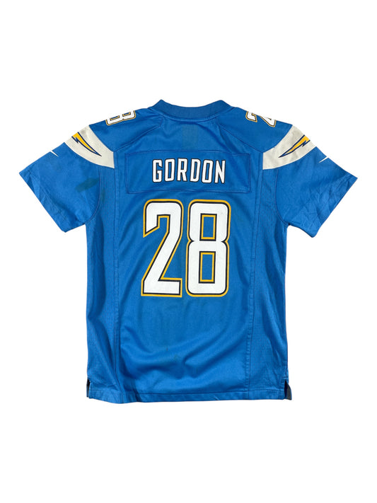 Pre-Loved LA Chargers #28 Melvin Gordon Nike NFL Jersey – Youth Medium
