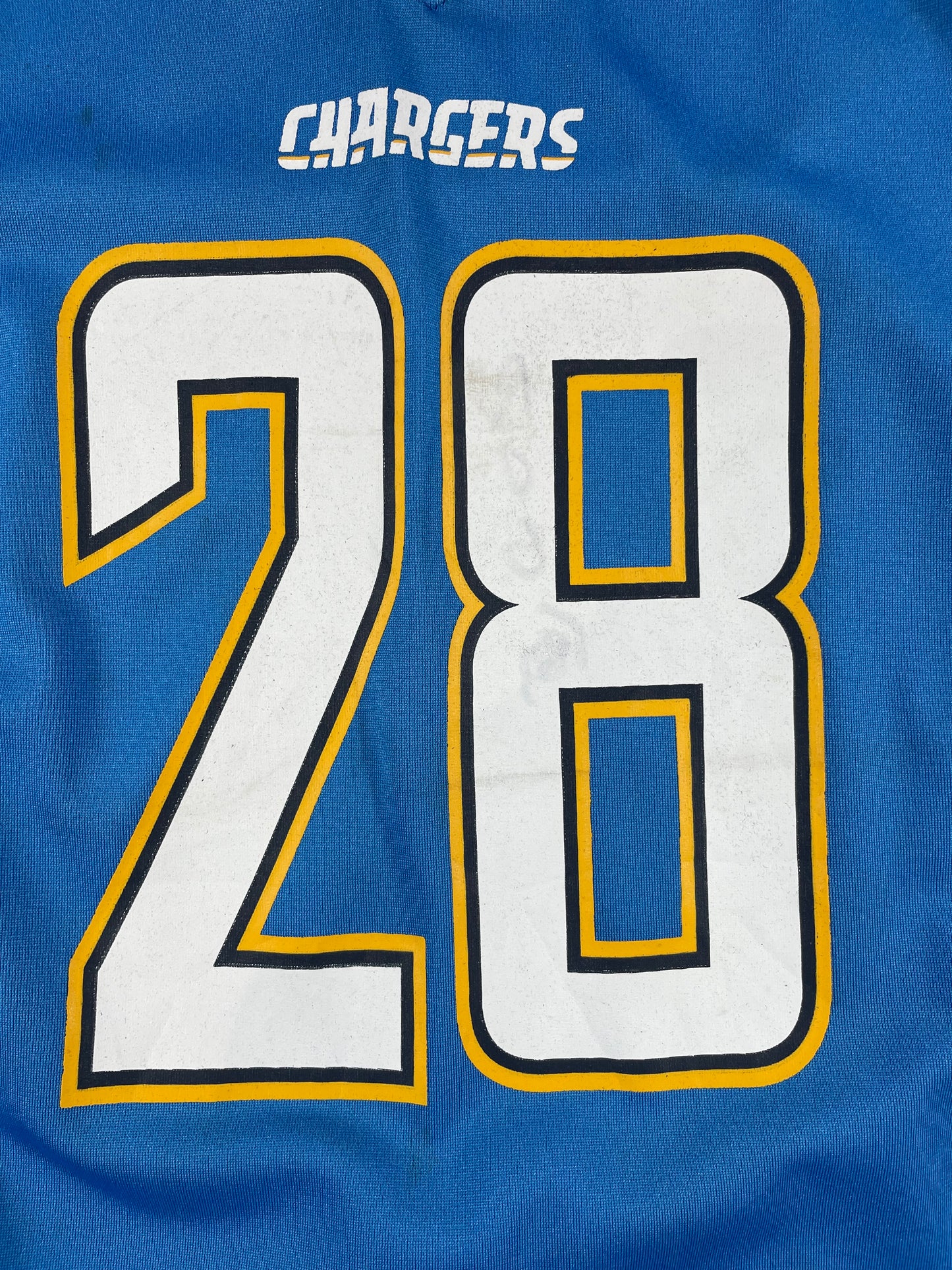 Pre-Loved LA Chargers #28 Melvin Gordon Nike NFL Jersey – Youth Medium