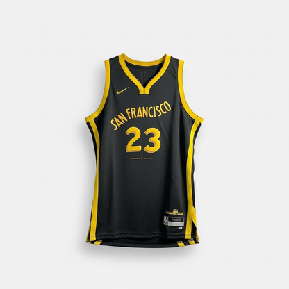Draymond Green #23 Golden State Warriors NBA Jersey – Black Statement Edition – Youth Large – Brand New