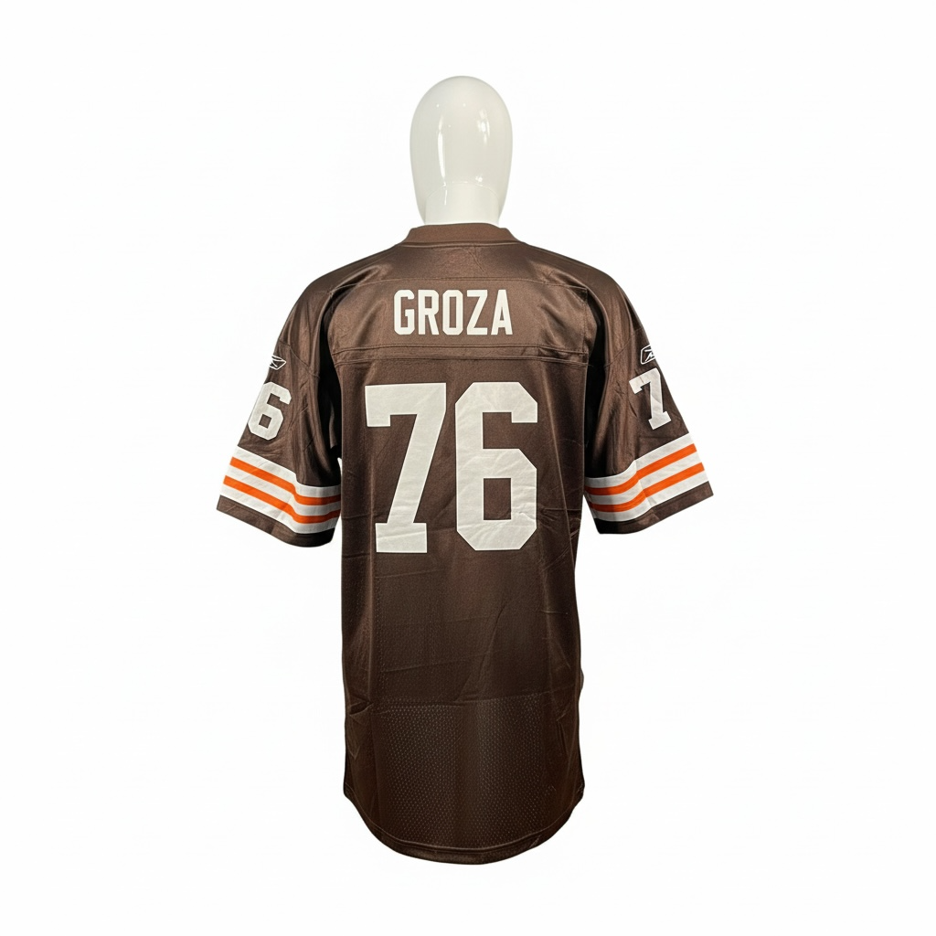 Vintage - Lou Groza #76 Cleveland Browns NFL Jersey – Brown – Men’s XL