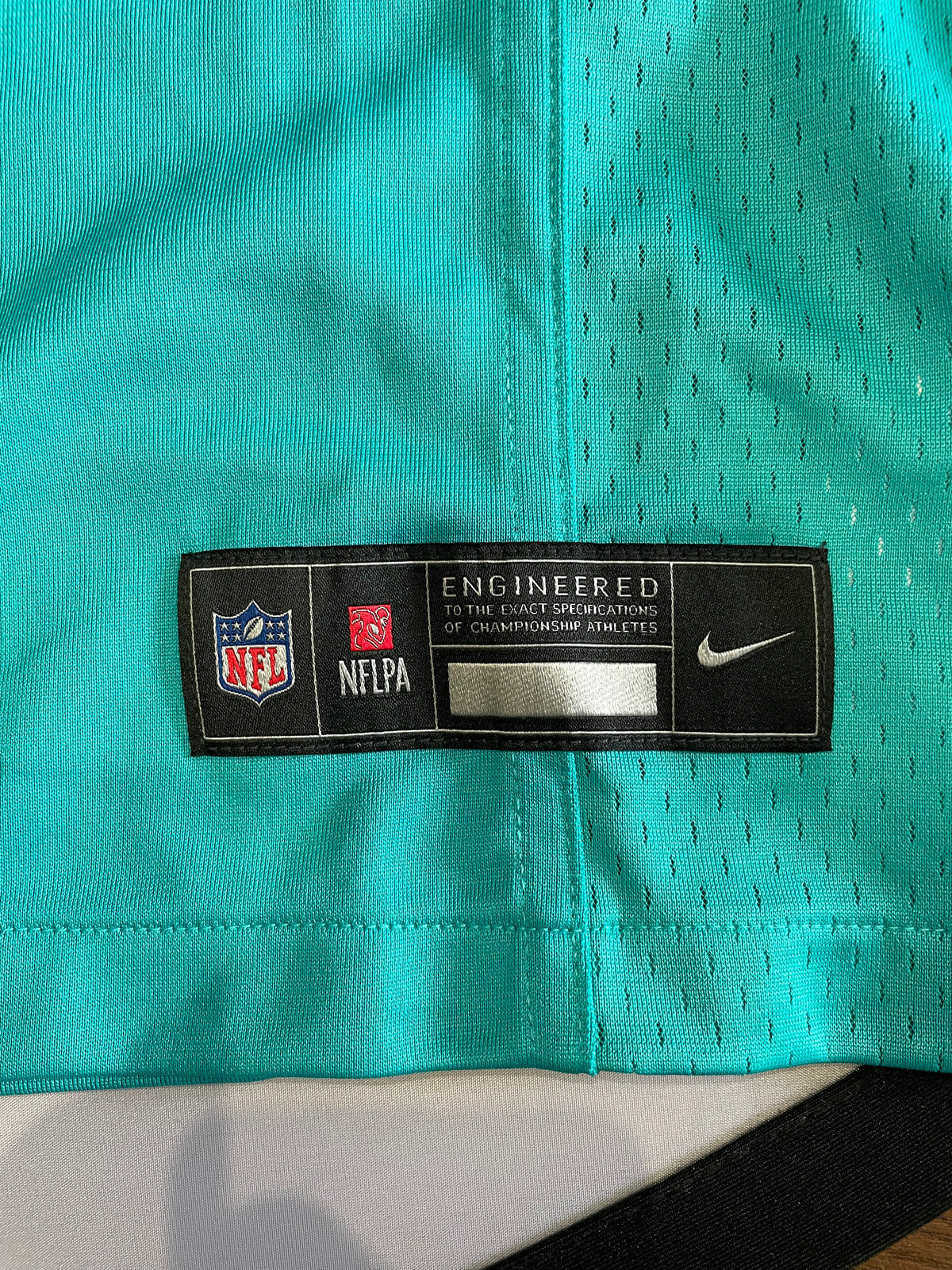 Nike Jaylen Waddle #17 Miami Dolphins Aqua NFL Game Jersey