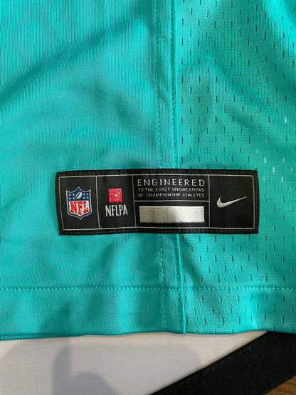 Nike Jaylen Waddle #17 Miami Dolphins Aqua NFL Game Jersey