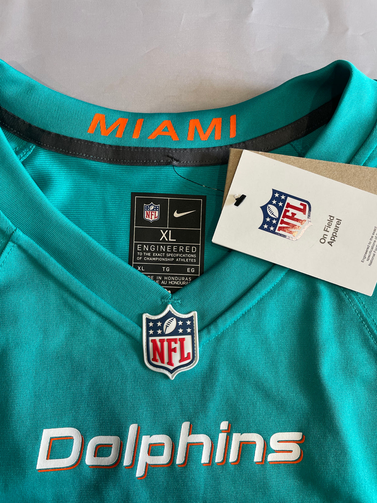Nike Jaylen Waddle #17 Miami Dolphins Aqua NFL Game Jersey