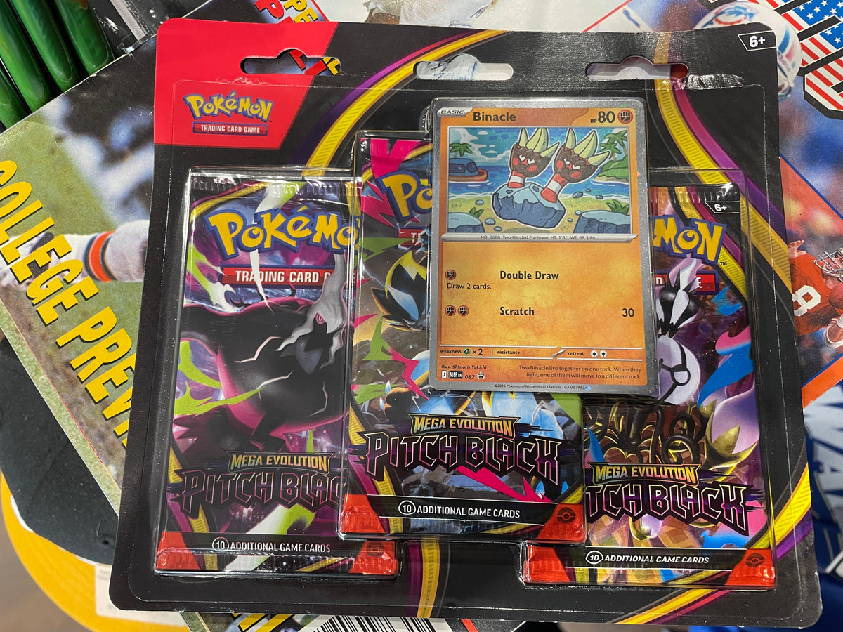 Pokémon Pitch Black 3-Pack Blister – English Booster Packs