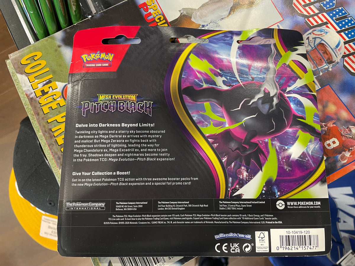 Pokémon Pitch Black 3-Pack Blister – English Booster Packs