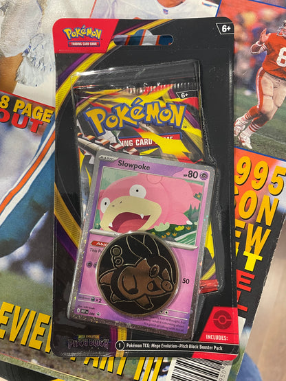 Pokémon Pitch Black Checklane Blister – Slowpoke Promo & Coin