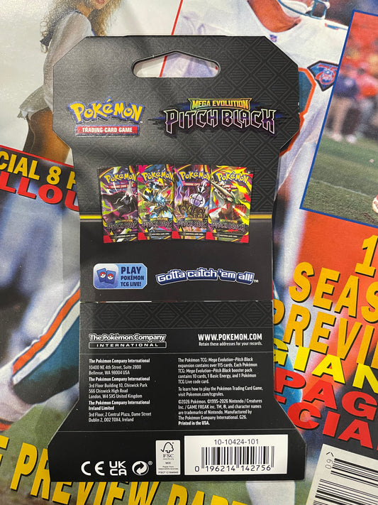 Pokémon Pitch Black Sleeved Booster Pack – English