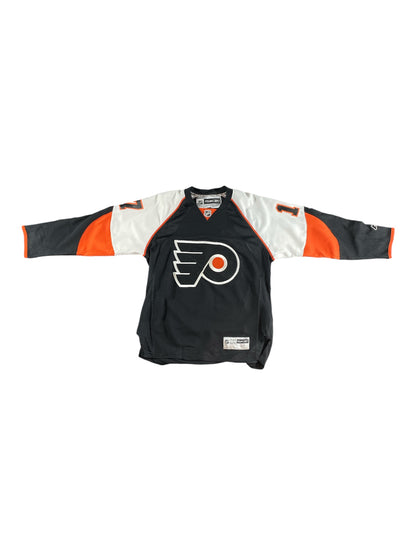 Vintage - Reebok Philadelphia Flyers Jeff Carter #17 NHL Jersey – Men’s Medium – Black Home Ice Hockey Shirt – Official Licensed