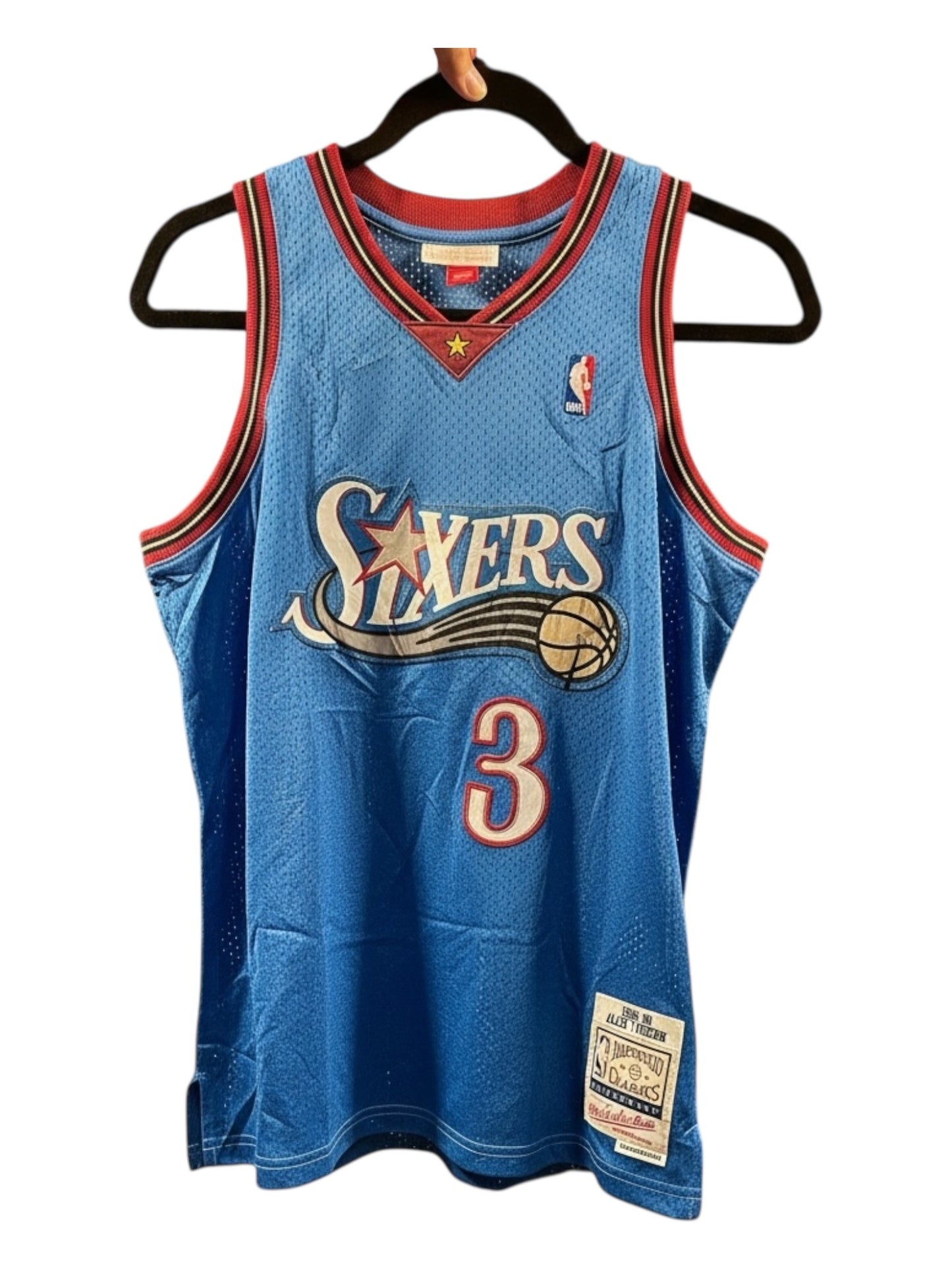 Vintage - Allen Iverson #3 Philadelphia 76ers NBA Jersey – Blue – Men’s Medium