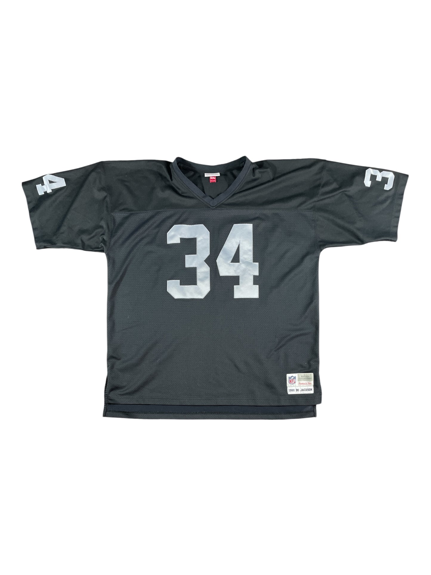 Bo Jackson Oakland Raiders #34 Throwback Jersey – Mitchell & Ness NFL Raiders Jersey Black