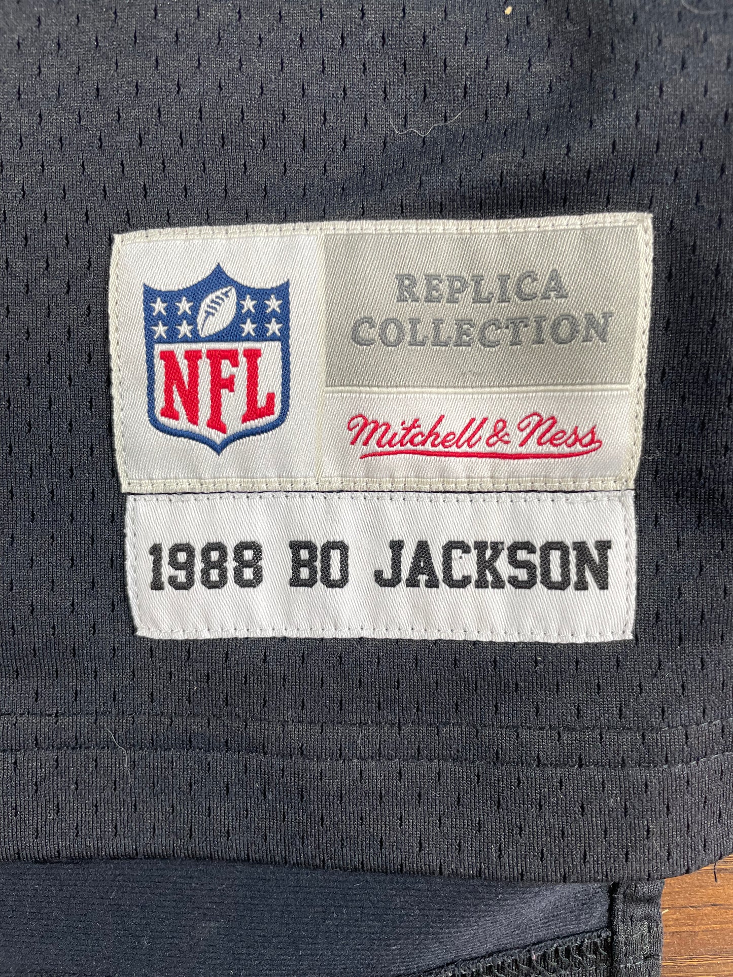 Bo Jackson Oakland Raiders #34 Throwback Jersey – Mitchell & Ness NFL Raiders Jersey Black