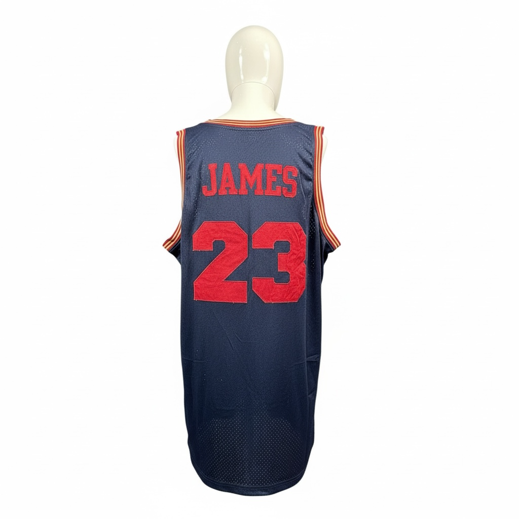 Vintage - LeBron James #23 Cleveland Cavaliers NBA Jersey – Navy – Men’s 3XL